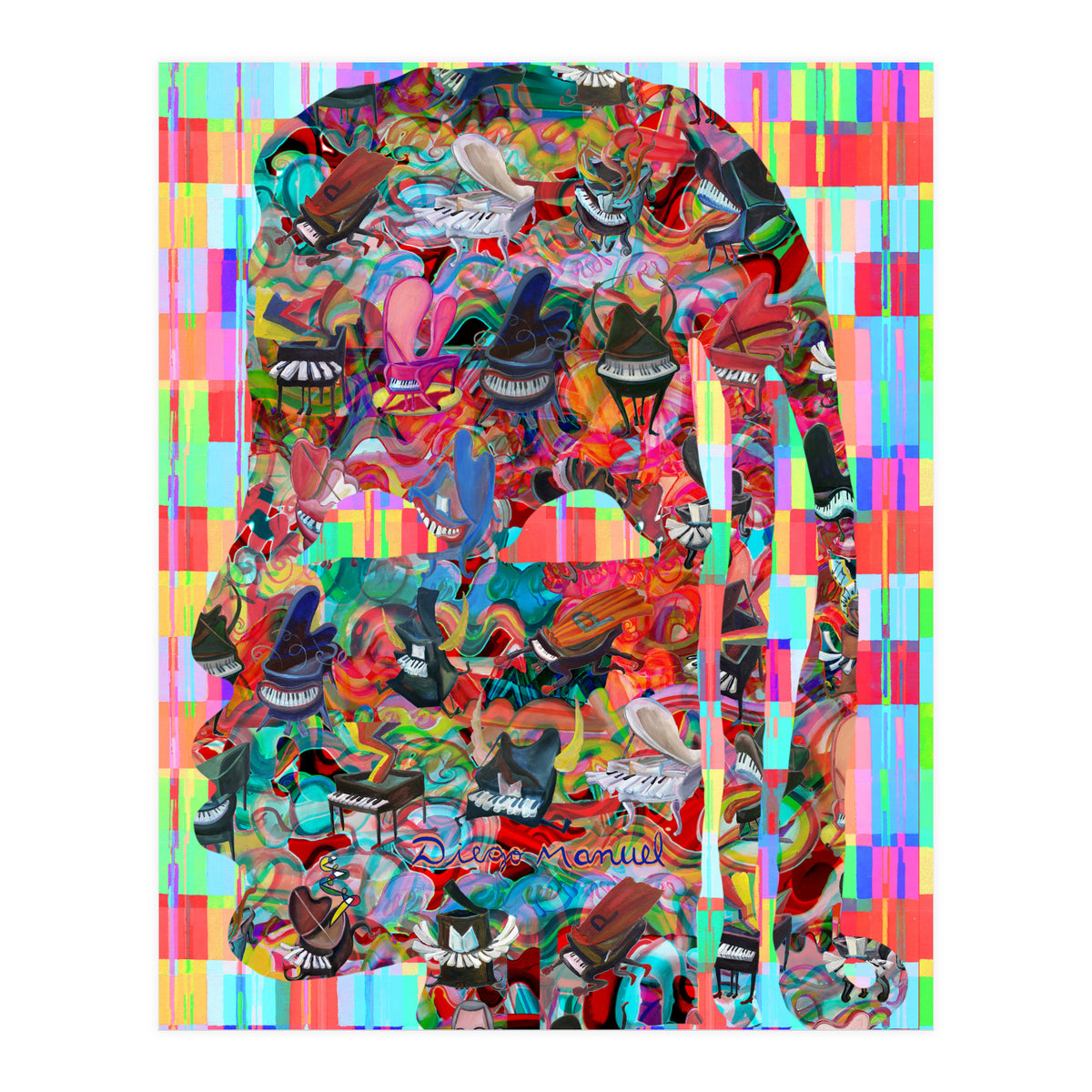 Abstracto Pop Nuevo B Nuevo 3 (Print Only)