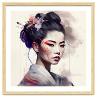 Watercolor Modern Geisha #8