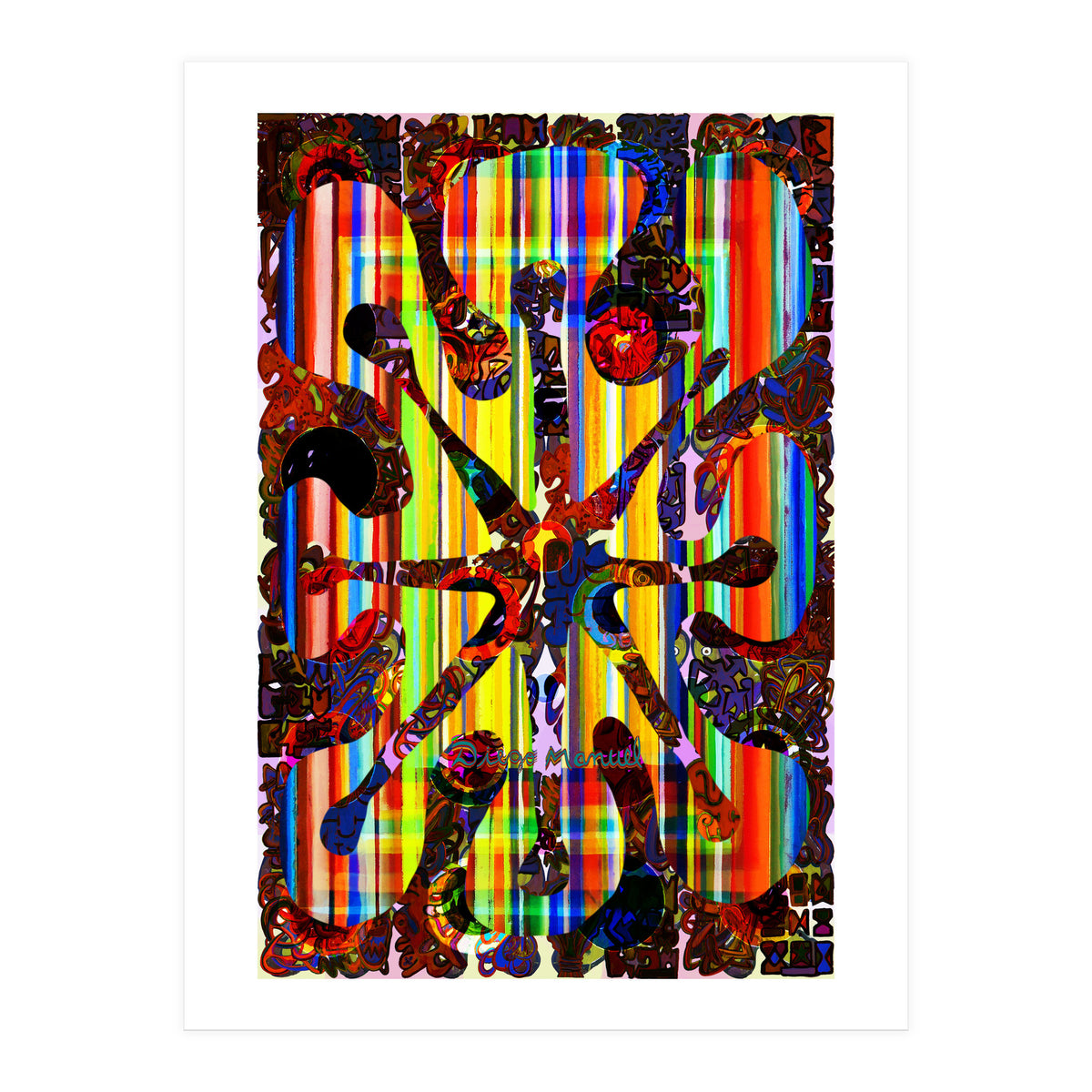 Fuego Y Graffiti 72 (Print Only)