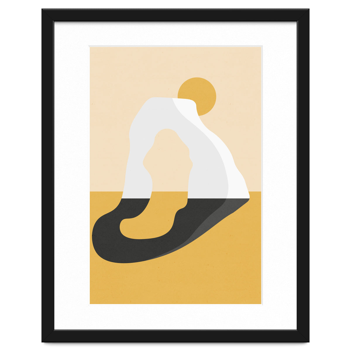 Abstract Arch - Golden Desert