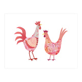 Hen And Cockerel (Print Only) thumbnail