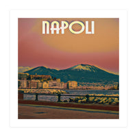 Red Summer Napoli Vesuvio (Print Only)