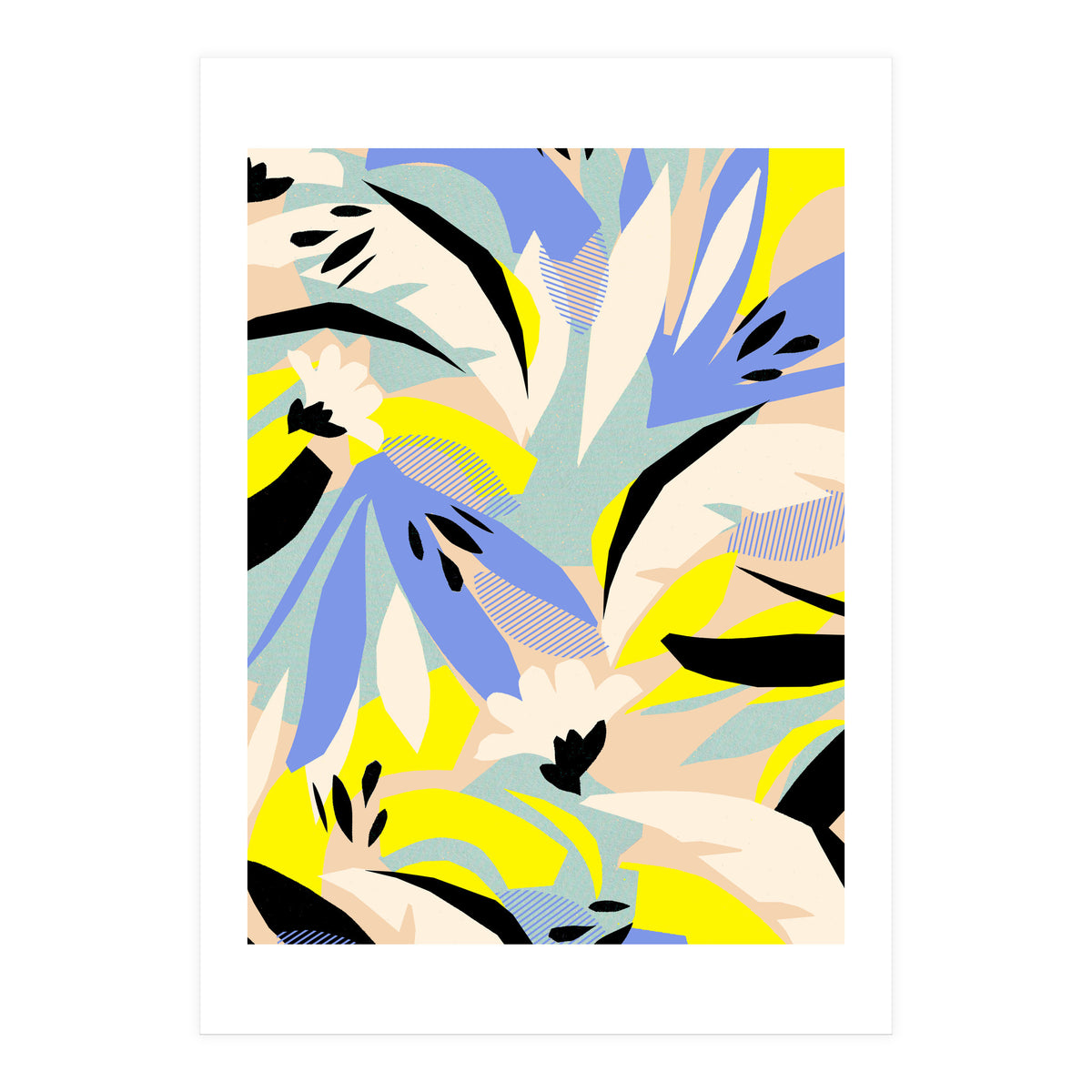 Abstract floral (Print Only)