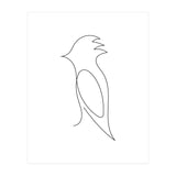 One Line Art Bird (Print Only) thumbnail