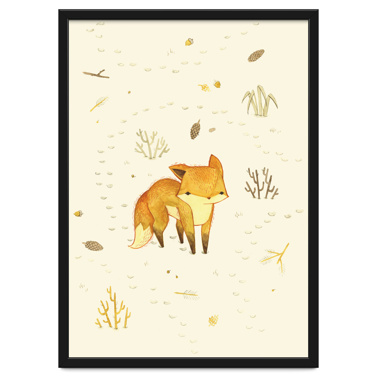 Lonely Winter Fox