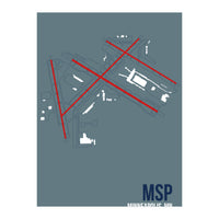 Minneapolis Airport Layout (Print Only)