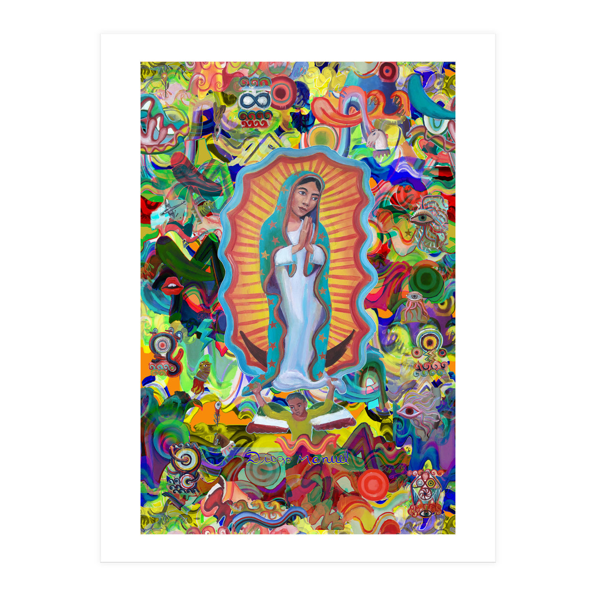 Virgen Y Graffiti 21 (Print Only)