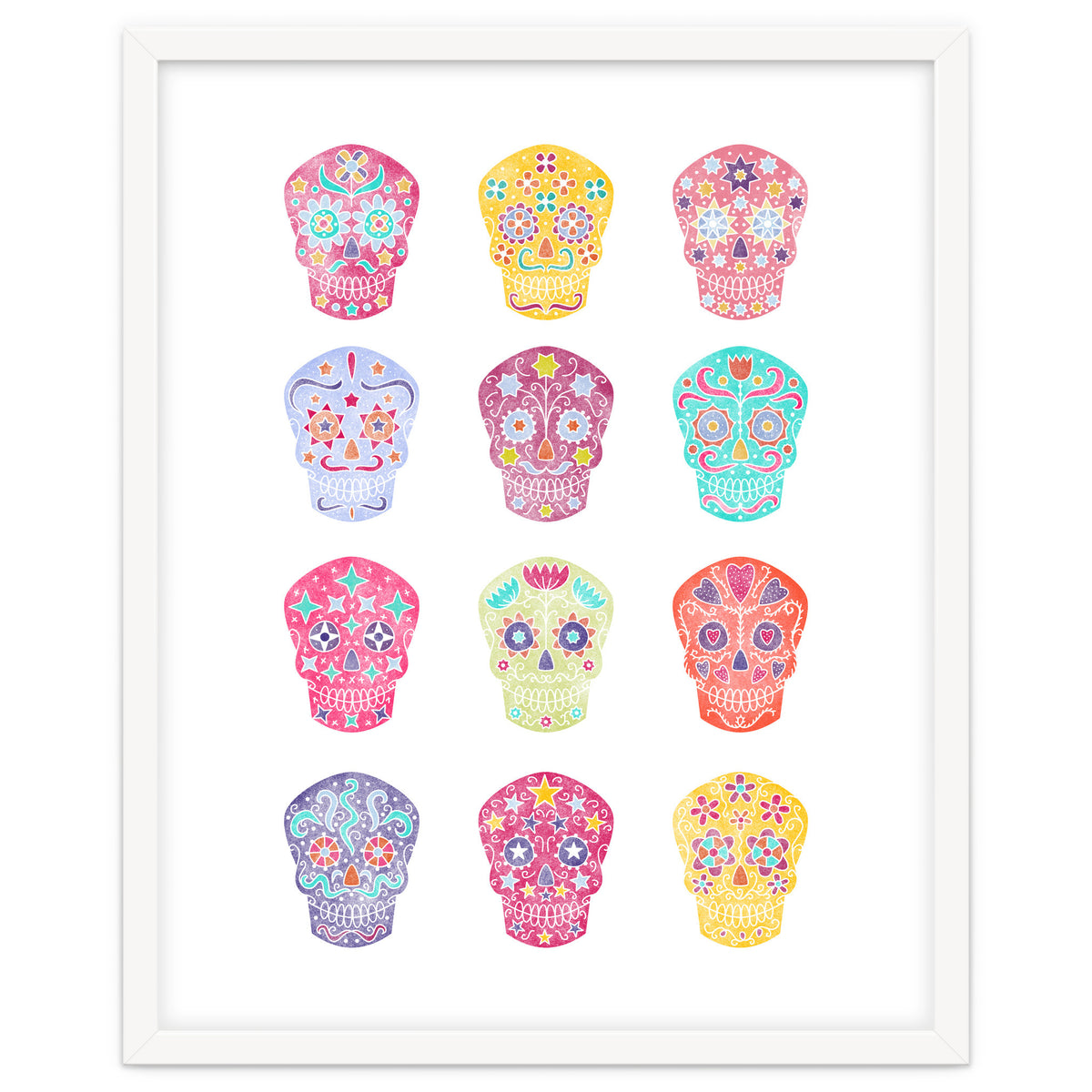 Watercolour Sugar Skulls