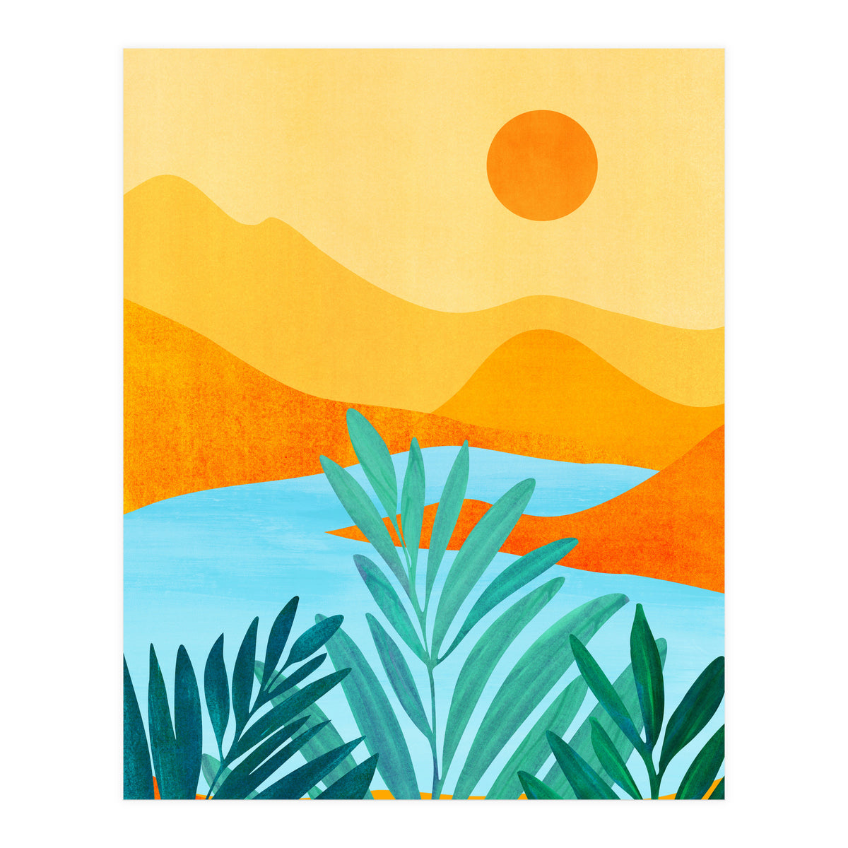 Summer Mountains (Print Only)