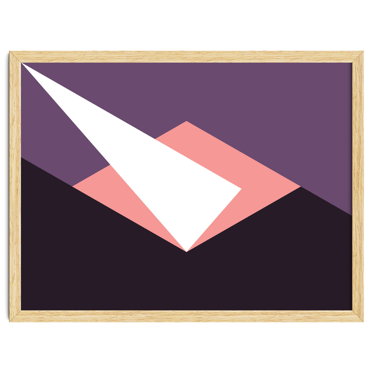 Geometric Shapes No. 59 - pink & purple