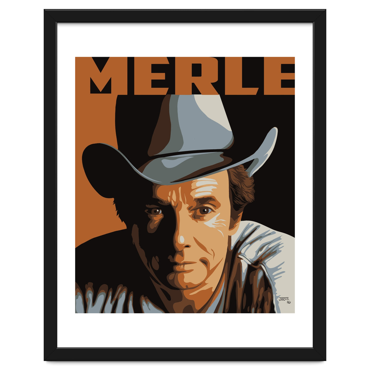 Merle Haggard Poster