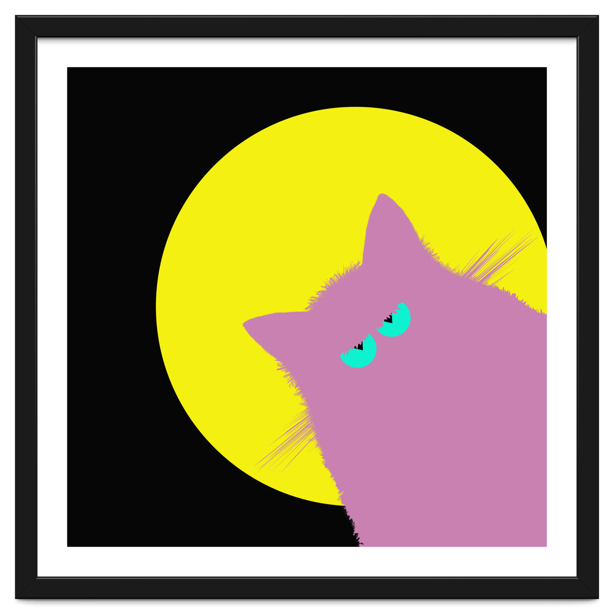 Full Moon Lilac Cat