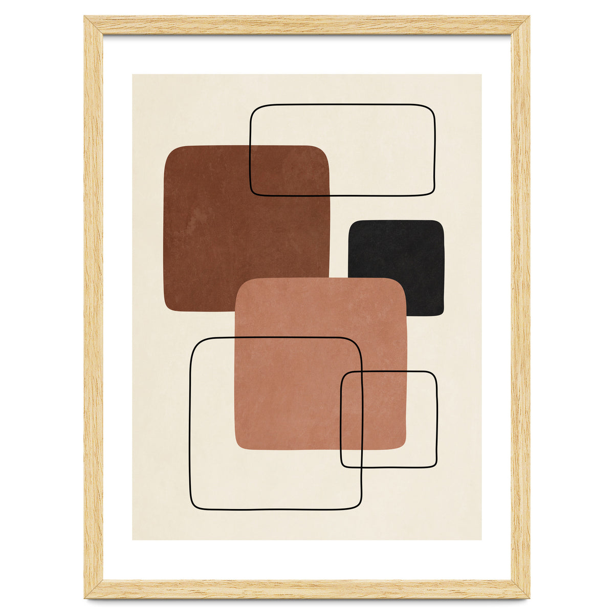 GEOMETRIC SHAPES - TERRACOTTA 02