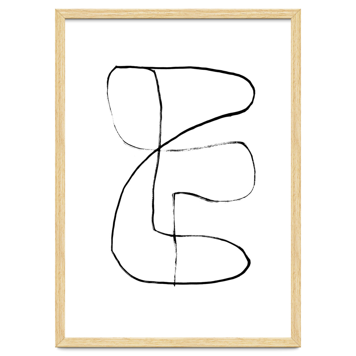 Mid-Century Line Art Print #1