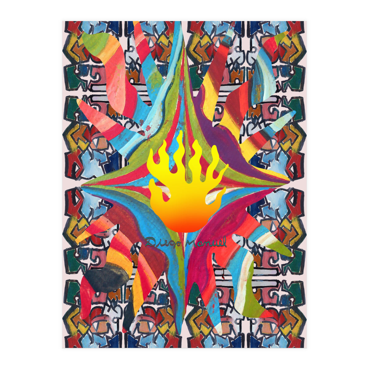 Fuego Y Graffiti 49 (Print Only)