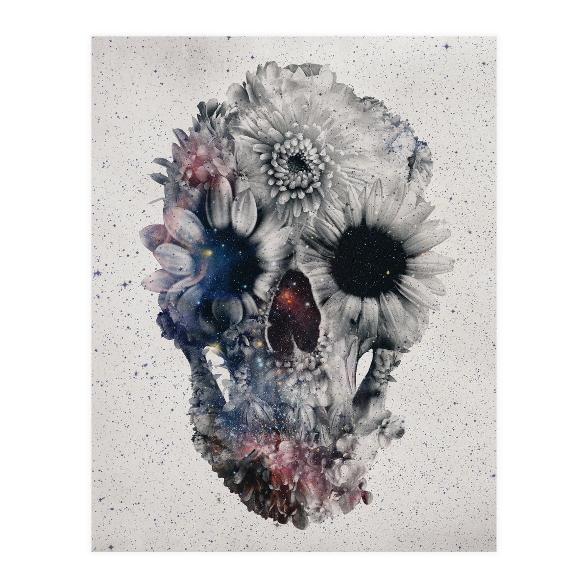 Floral Skull 2 (Print Only)