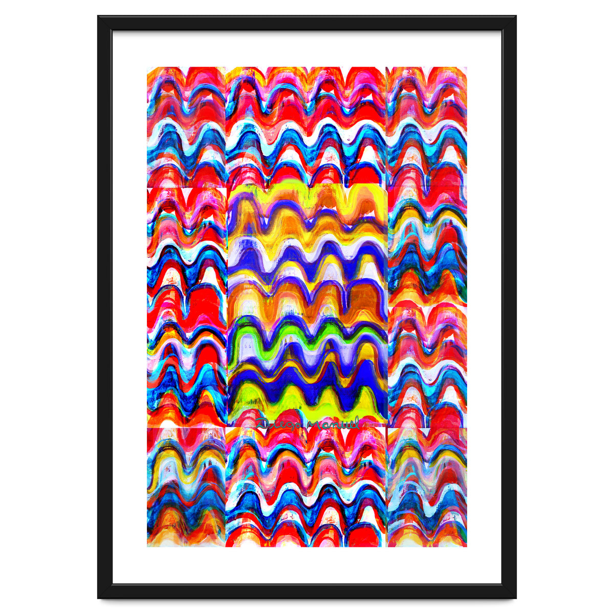 Pop abstract color full