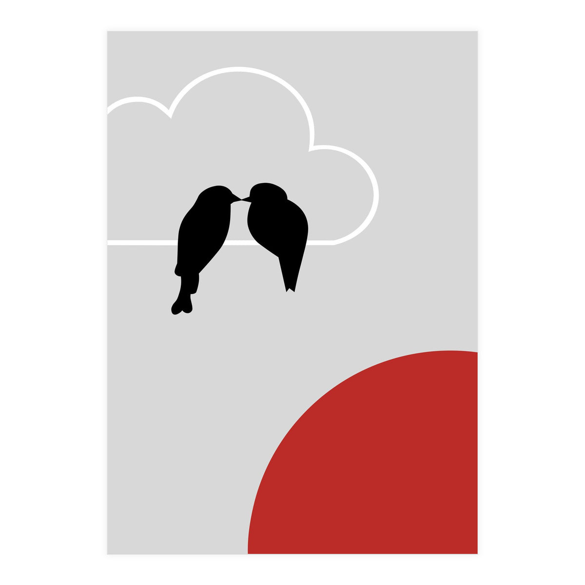 KISSING SUNSET (Print Only)