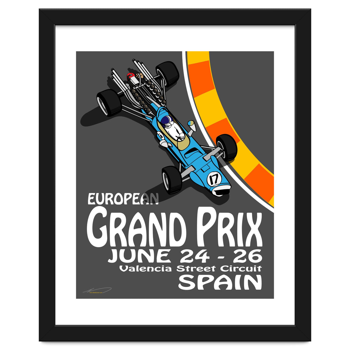 European Grand Prix poster