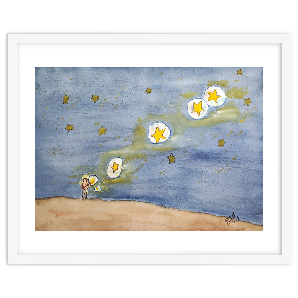 He Dipped the Bubble Wand, Waved his Arm, and Filled the Sky With Stars