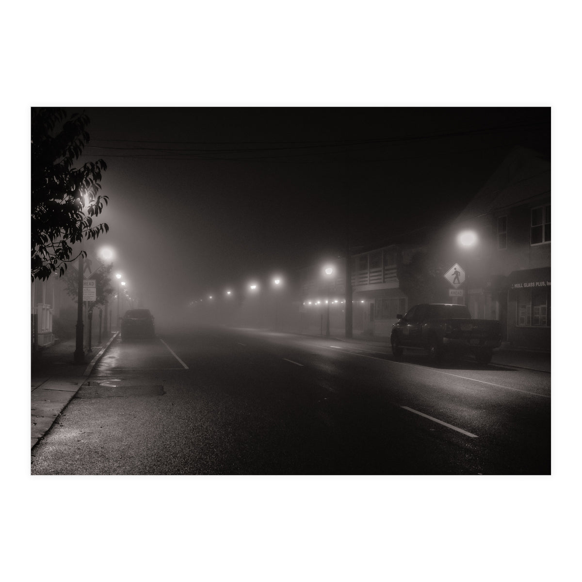 Foggy evening, Hull, Massachusetts  (Print Only)