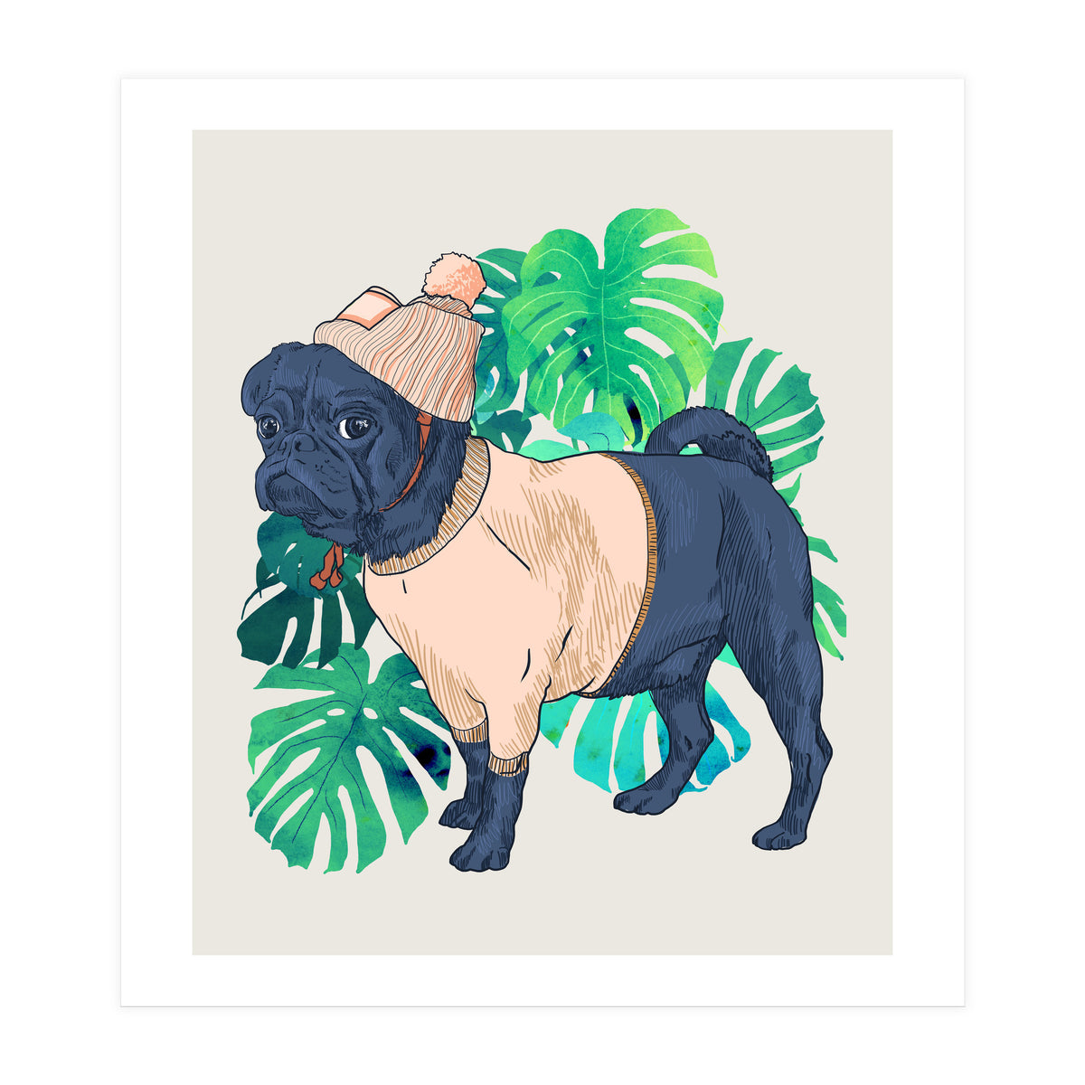 Got A Pug (Print Only)