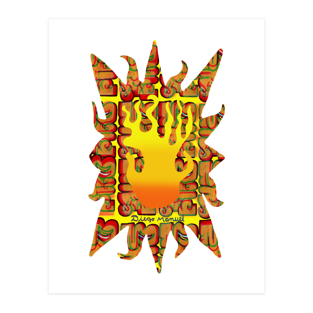 Fuego 3 Copia (Print Only)