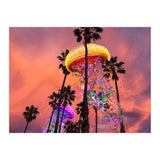 Electric Jellyfish in Palm Trees  (Print Only) thumbnail