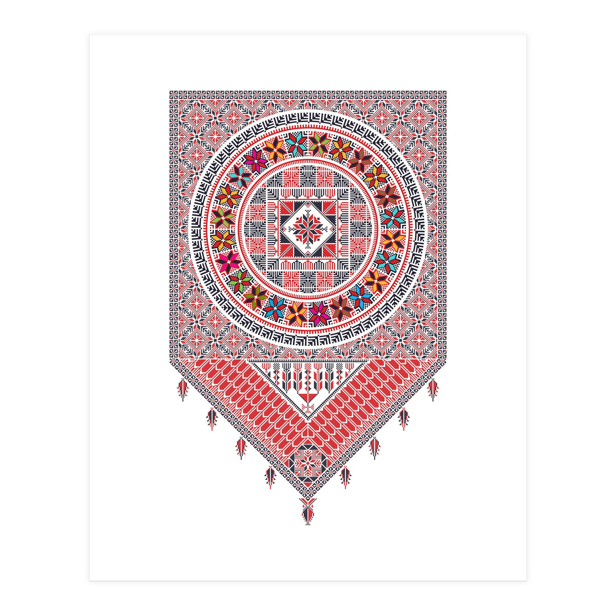 Tatreez Ornament 23 (Print Only)