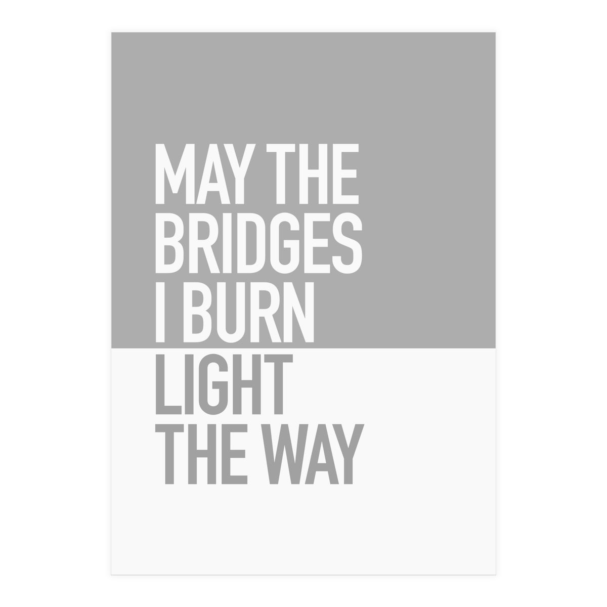LIGHT THE WAY (Print Only)