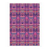 Hawa Mahal (Wind Palace) Retro - India (Print Only) thumbnail