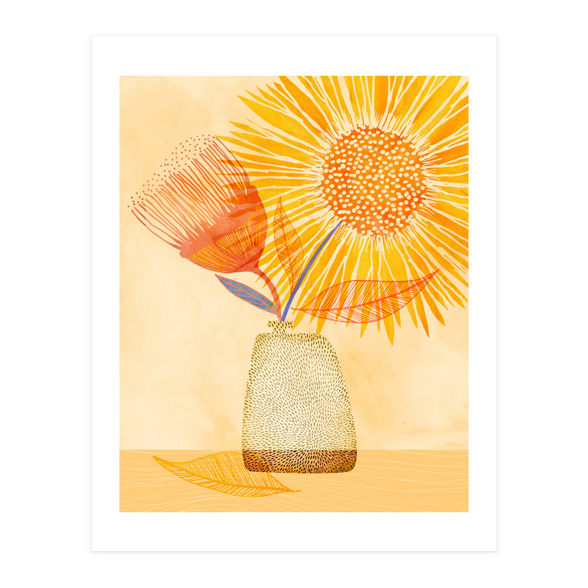 Tuesday Afternoon Sunflowers (Print Only)