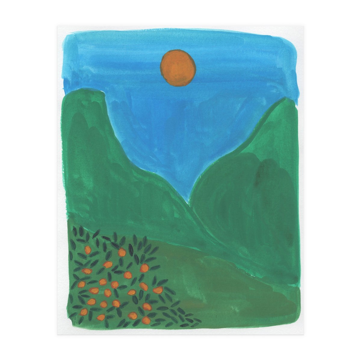 Oranges Field (Print Only)