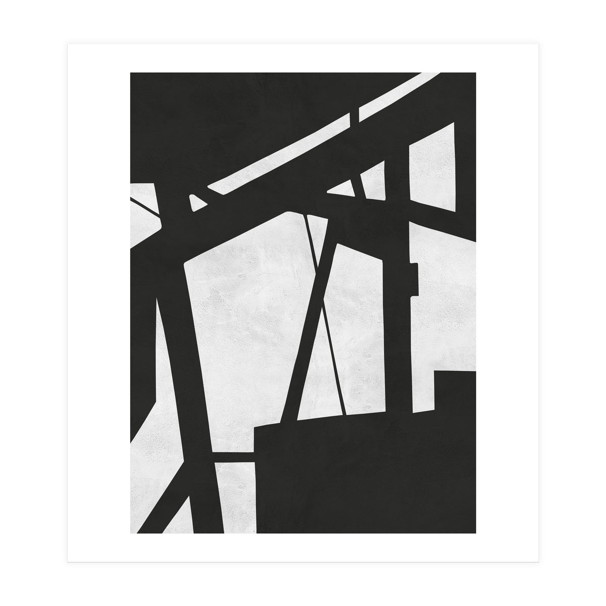 Expressionist black and white II (Print Only)