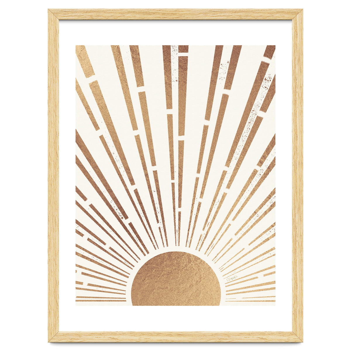 Sun Shines Inside You Gold