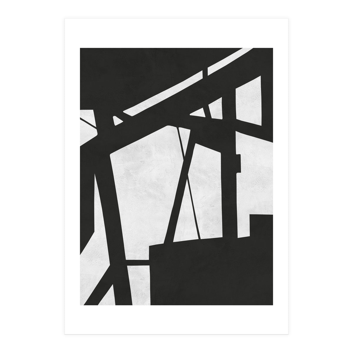 Expressionist black and white II (Print Only)