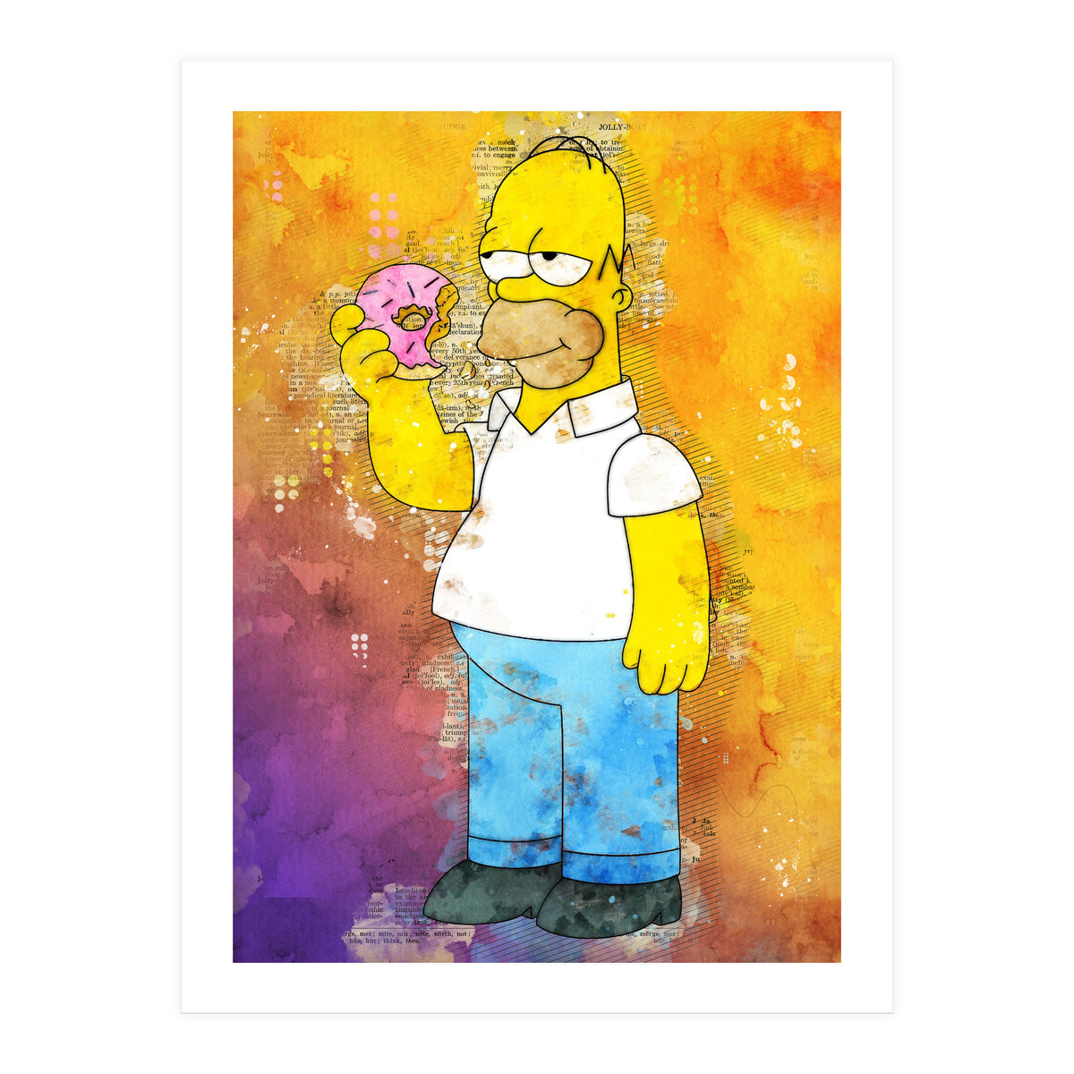 Homer Donut (Print Only)