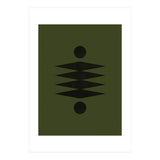 Mid-Century Modern No.19 - Woodblock Print (Print Only) thumbnail