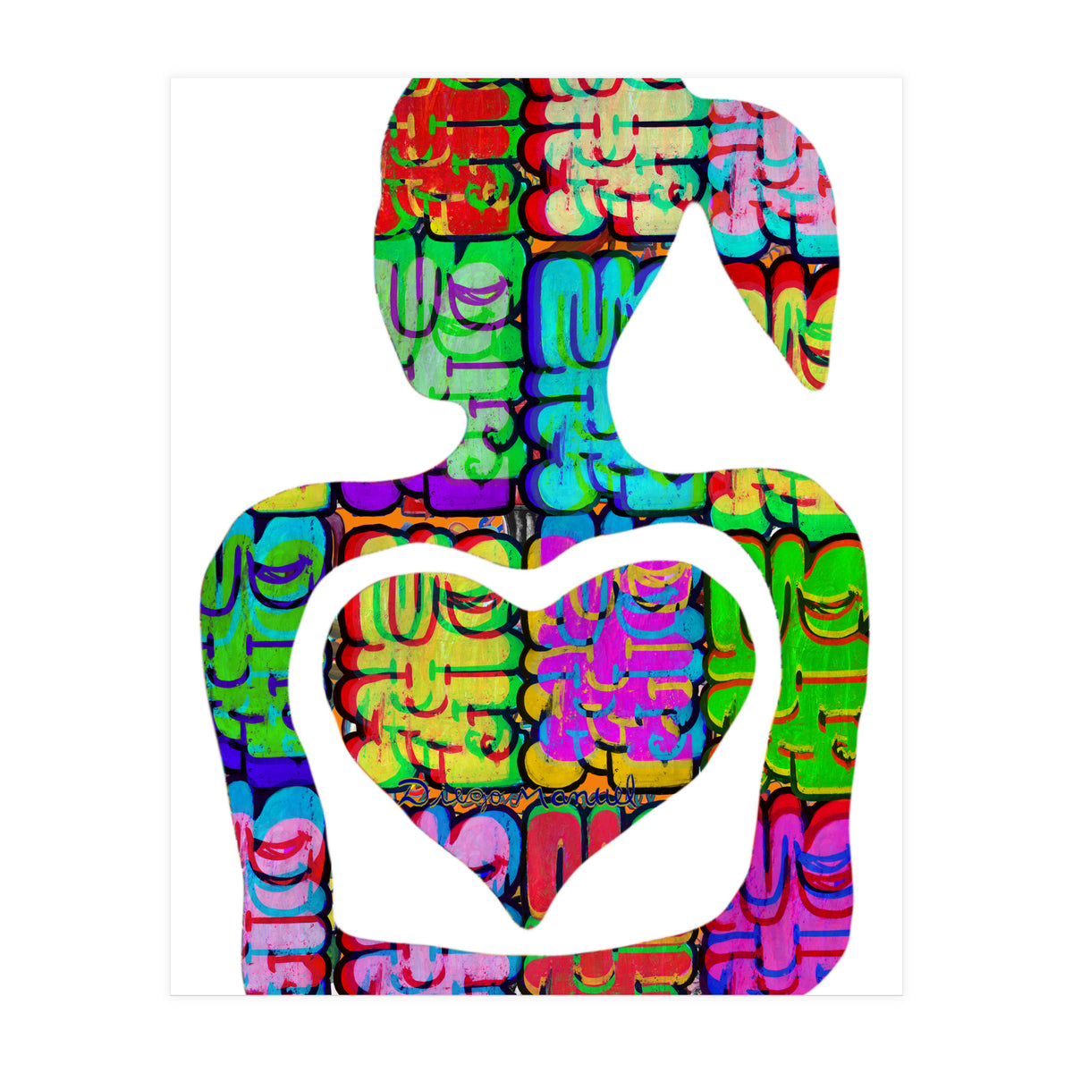 Mujer Digital 3 2  (Print Only)