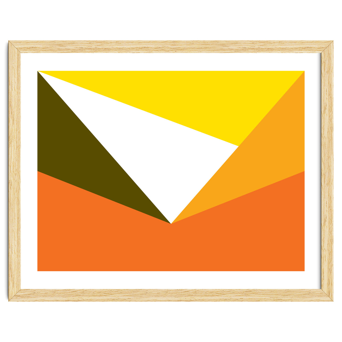 Geometric Shapes No. 58 - yellow & orange