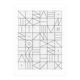My Favorite Geometric Patterns No.1 - White (Print Only) thumbnail