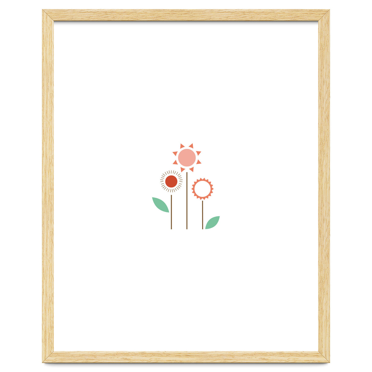 Sun And Flower On My Wall Rgb