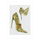 Green stiletto shoes (Print Only) thumbnail