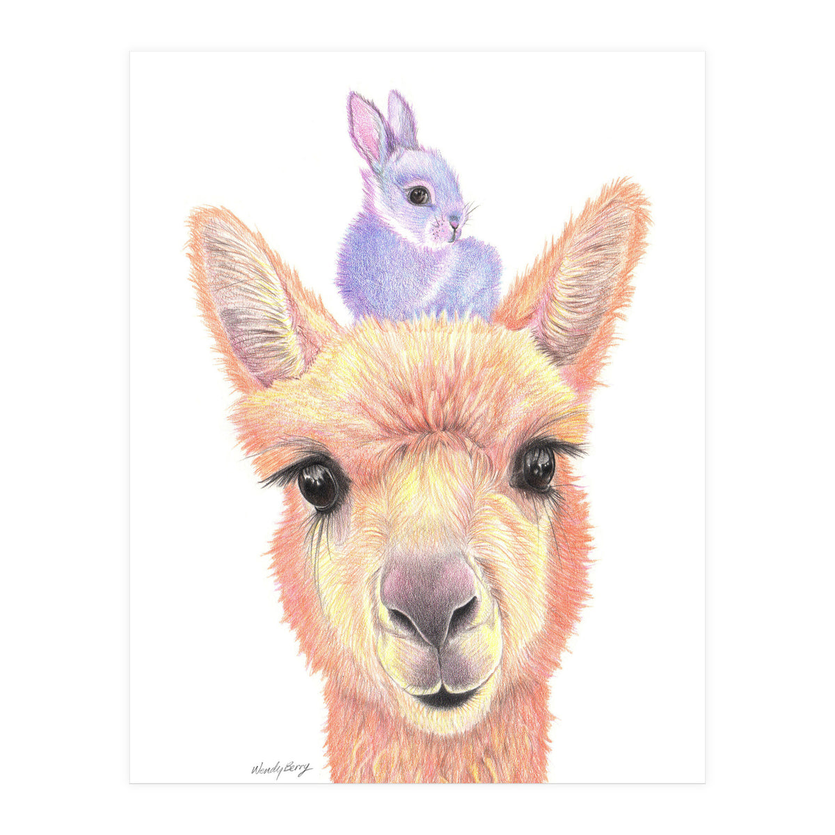 Alpaca and Bunny (Print Only)