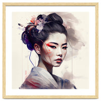 Watercolor Modern Geisha #8