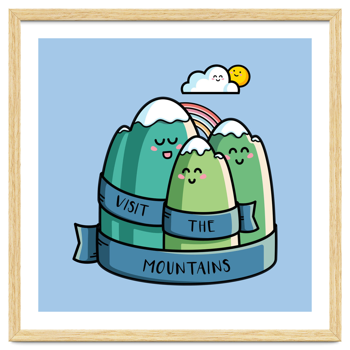 Kawaii Cute Visit the mountains