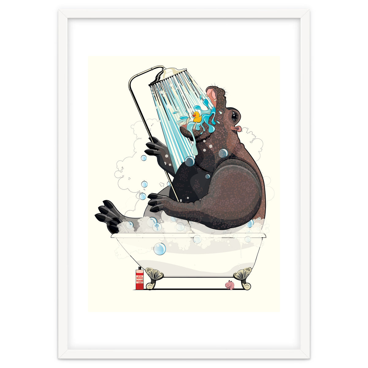 Hippopotamus in the Bath, Funny Bathroom Humour