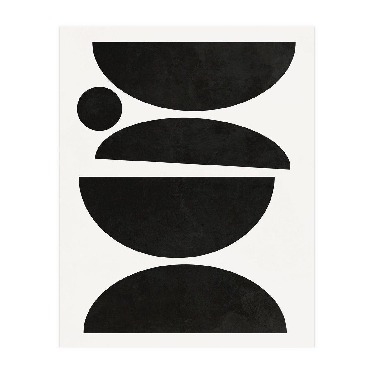 ABSTRACT AND GEOMETRIC SHAPES 01BW (Print Only)