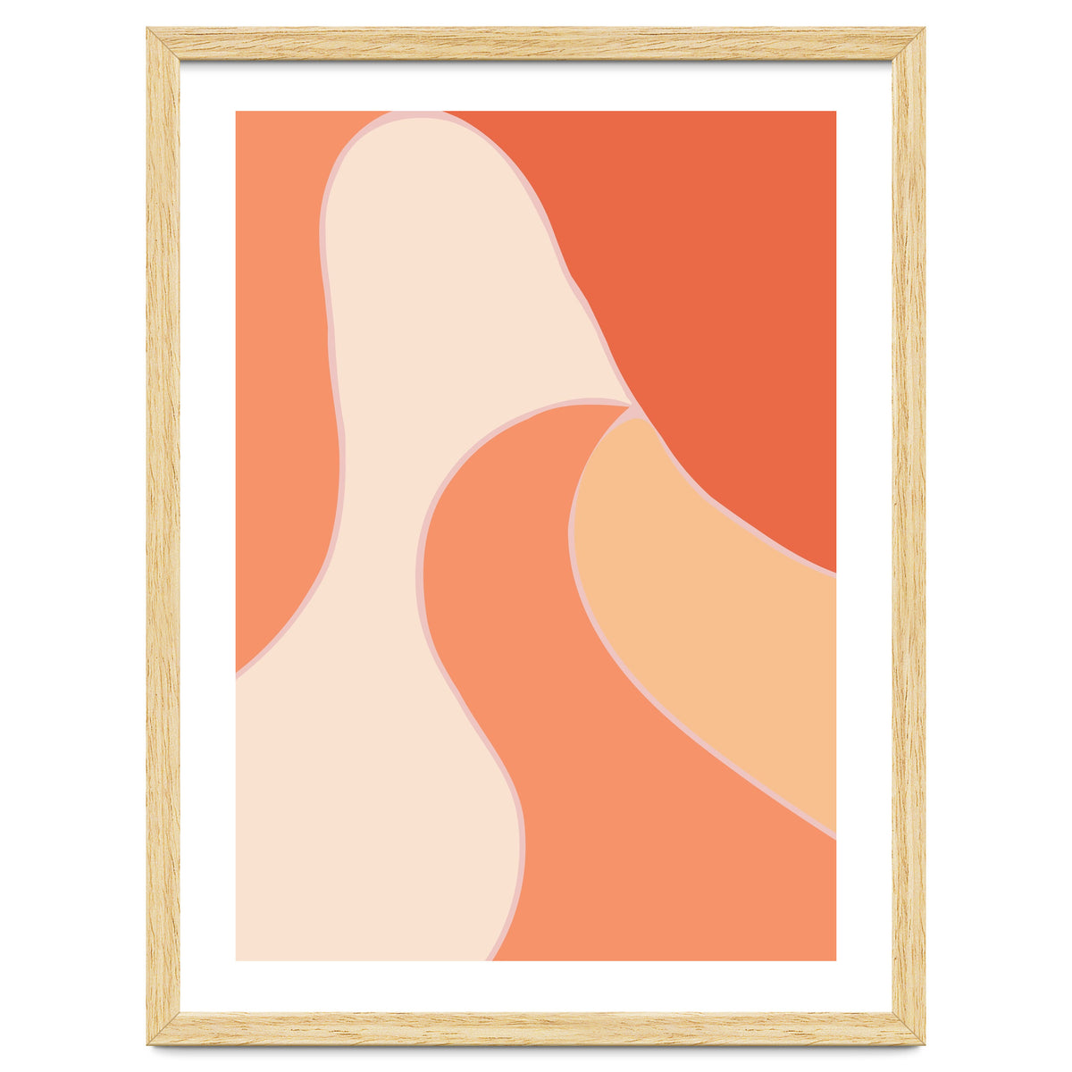 Colorful Orange Tones  Retro Waves