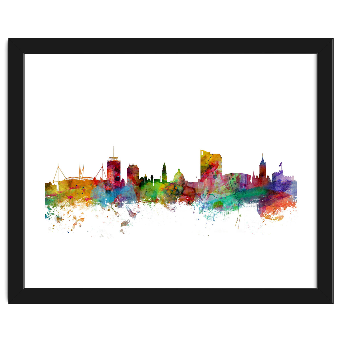 Cardiff Wales Skyline